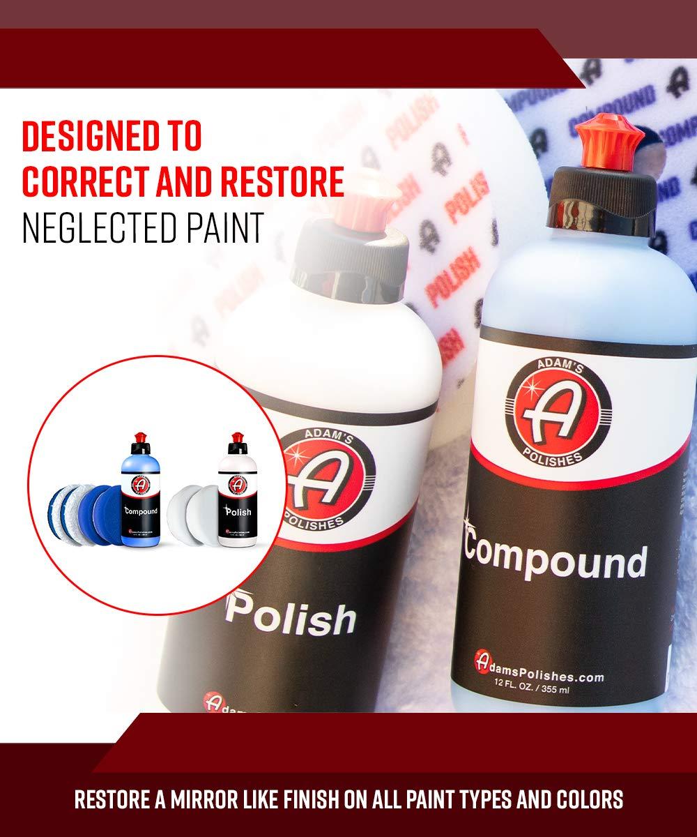 Adam’s Paint Correcting Compound 12oz – Silicone-Free, Body Shop Safe ...