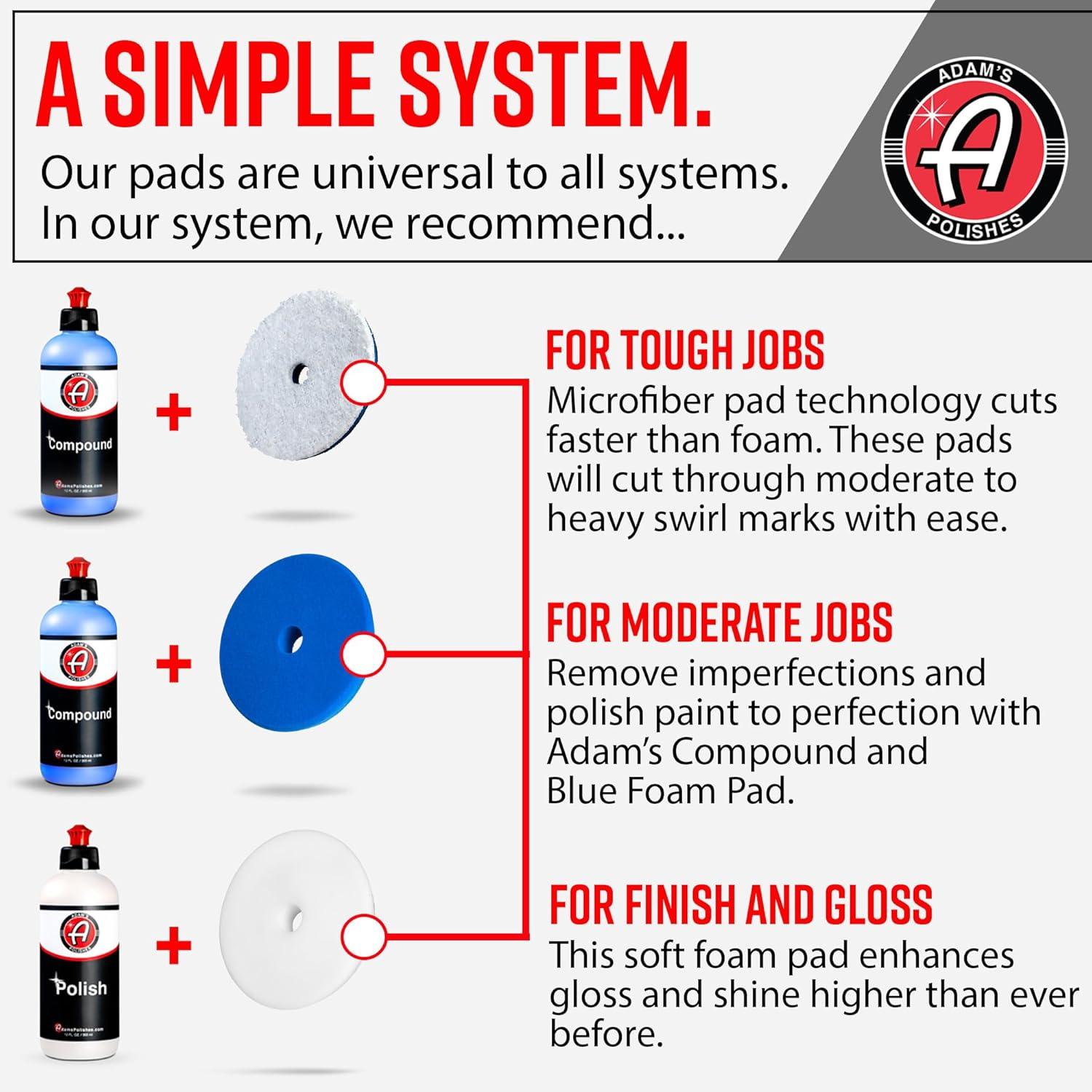 Adam’s Paint Correcting Compound 12oz – Silicone-Free, Body Shop Safe ...