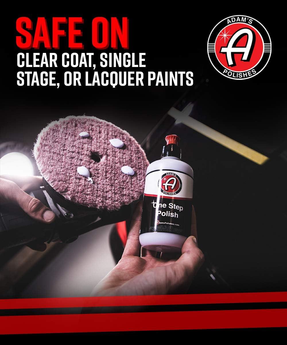 imageAdams Polishes One Step Polish 12oz  Safe for Clear Coat Single Stage or Lacquer Paint  Increased Cut ampamp Finishing Body Shop Safe  Easy Application and Removal Excellent Shine