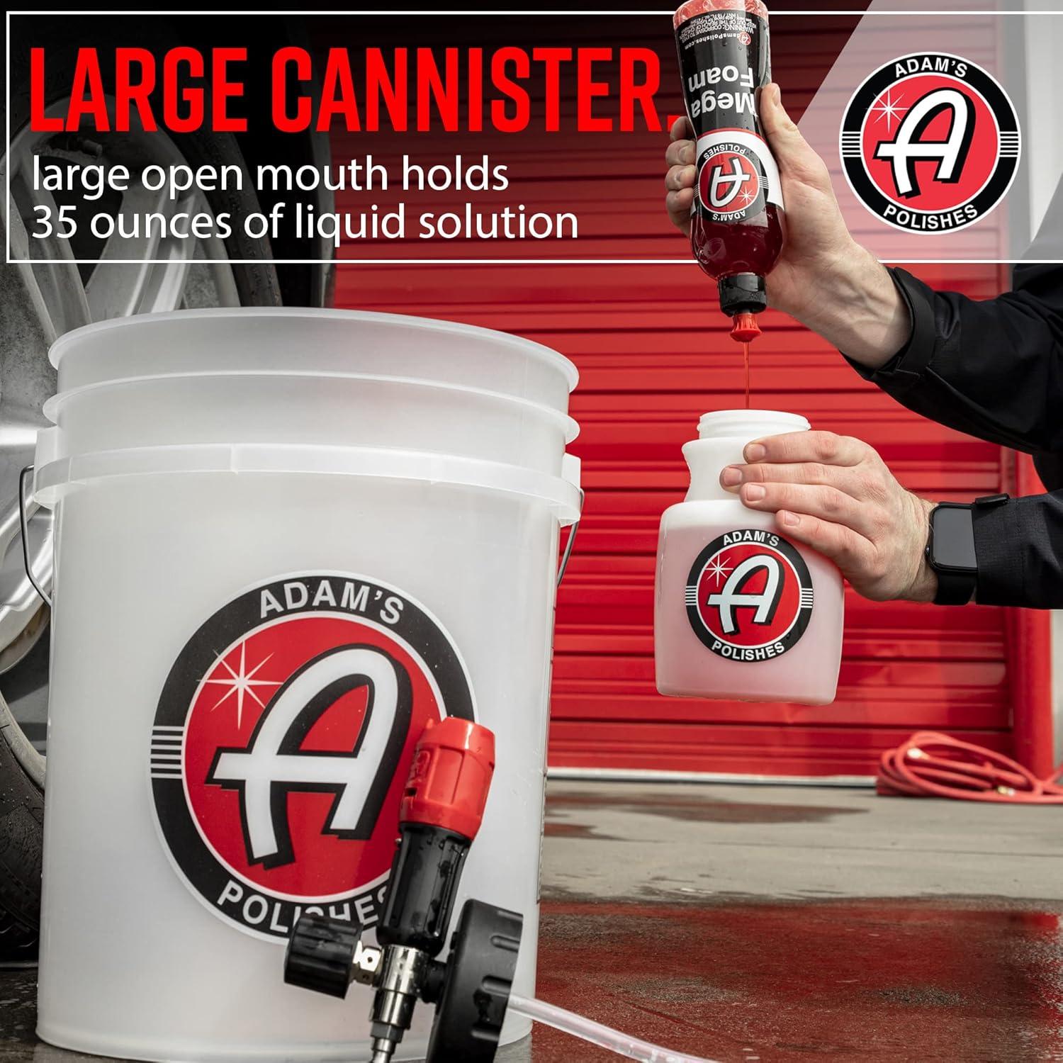 imageAdams Polishes Premium Foam Cannon ampamp Car Shampoo Bundle Custom Snow Foam Cannon Soap Sprayer for Car Wash Sprayer Cannister for Pressure Washer