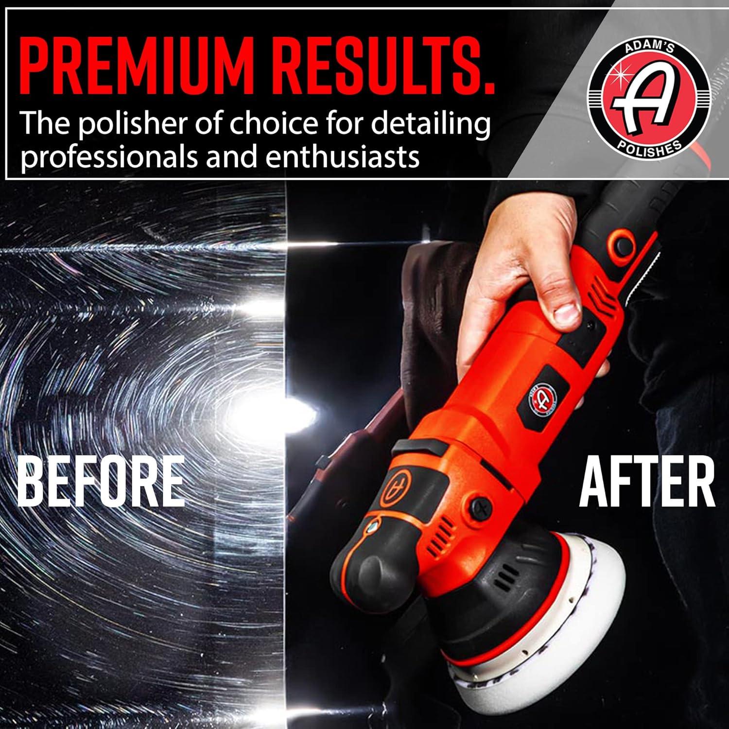 imageAdams Polishes SK Pro 15mm Car Polisher Kit 7 Item Professional Buffer Polisher for Car Detailing Use WCar Polish Polishing Compound or Car Scratch Remover Car Wash Clay Bar Ceramic Coating15mm Polisher 1 Item