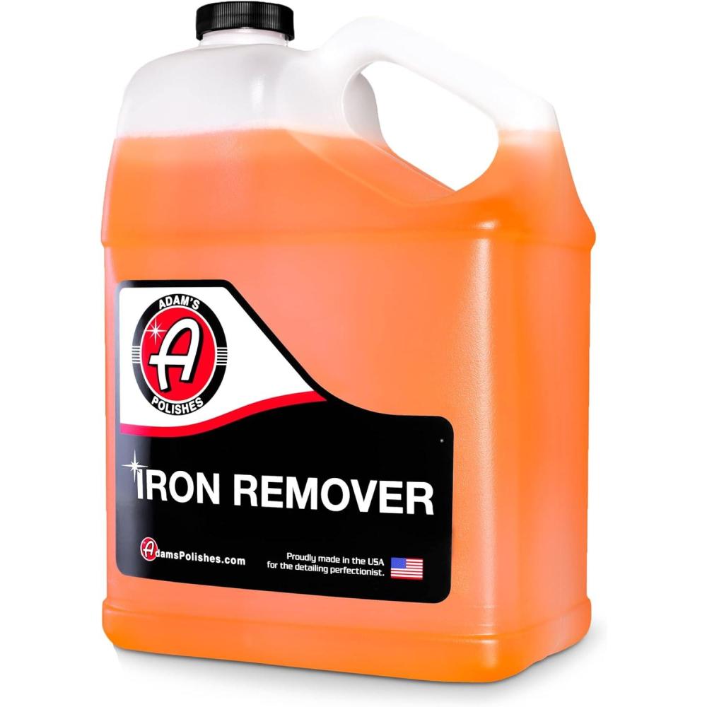 imageAdams Iron Remover 16oz 2 Pack  Fallout ampamp Iron Remover Spray for Car Detailing Removes Iron Particles in Auto Paint Wheels Motorcycle RV ampamp Boat  Use Before Clay Bar Wax or Car Wash128 fl oz Gallon