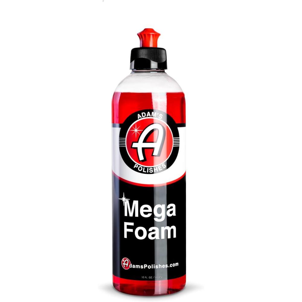 imageAdams Mega Foam Car Wash Soap Gallon  pH Neutral Ultra Concentrated for Foam Cannon Foaming Spray Gun or Bucket  Safe for Wax Sealants ampamp Ceramic Coating  High Suds Car Cleaner16oz