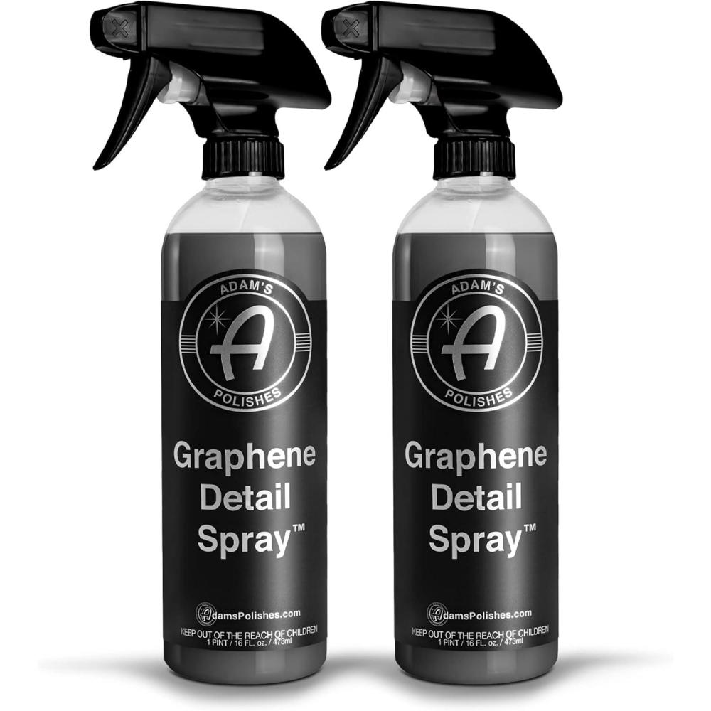 imageAdams Polishes Graphene Detail Spray 16 Fl Oz  Extend Protection of Waxes Sealants ampamp Coatings  Waterless Detailer For Car Detailing  Clay Bar Drying Aid Add Ceramic Graphene Protection16 Fl Oz Pack of 2
