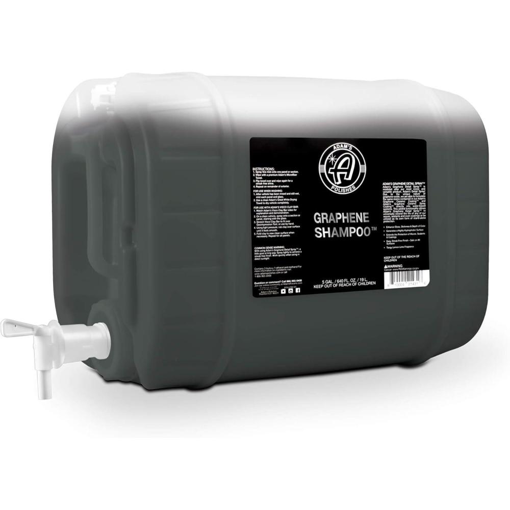 imageAdams Polishes Graphene Shampoo 16oz  Ceramic Coating Infused Car Wash Soap  Powerful Cleaner ampamp Protection In One Step  pH Neutral High Suds For Foam Cannon Foam Gun Or Detailing Bucket640 Fl Oz Pack of 1