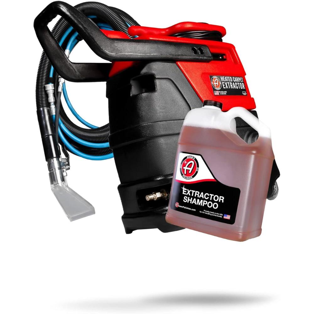 imageAdams Polishes Heated Carpet Extractor ampamp Extractor Shampoo Bundle