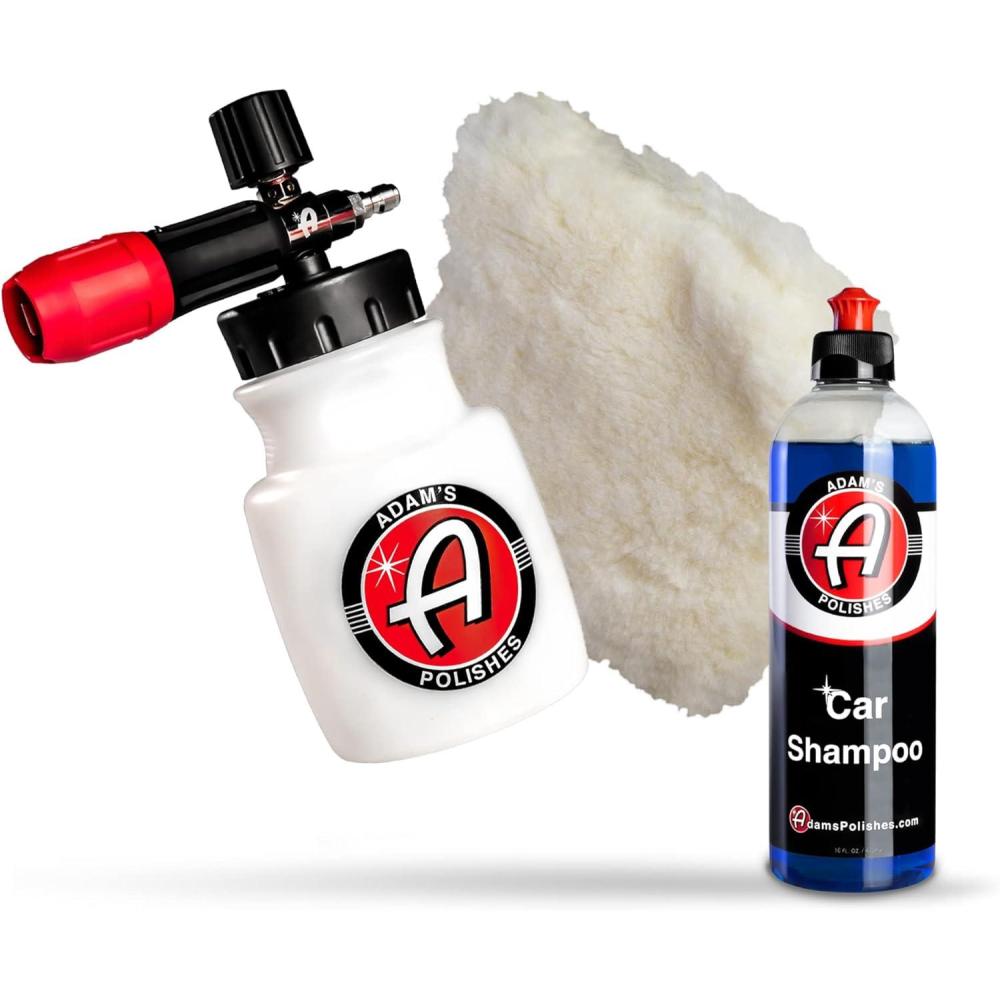 imageAdams Polishes Premium Foam Cannon ampamp Car Shampoo Bundle  Custom Snow Foam Cannon Soap Sprayer for Car Wash  Sprayer Cannister for Pressure Washer