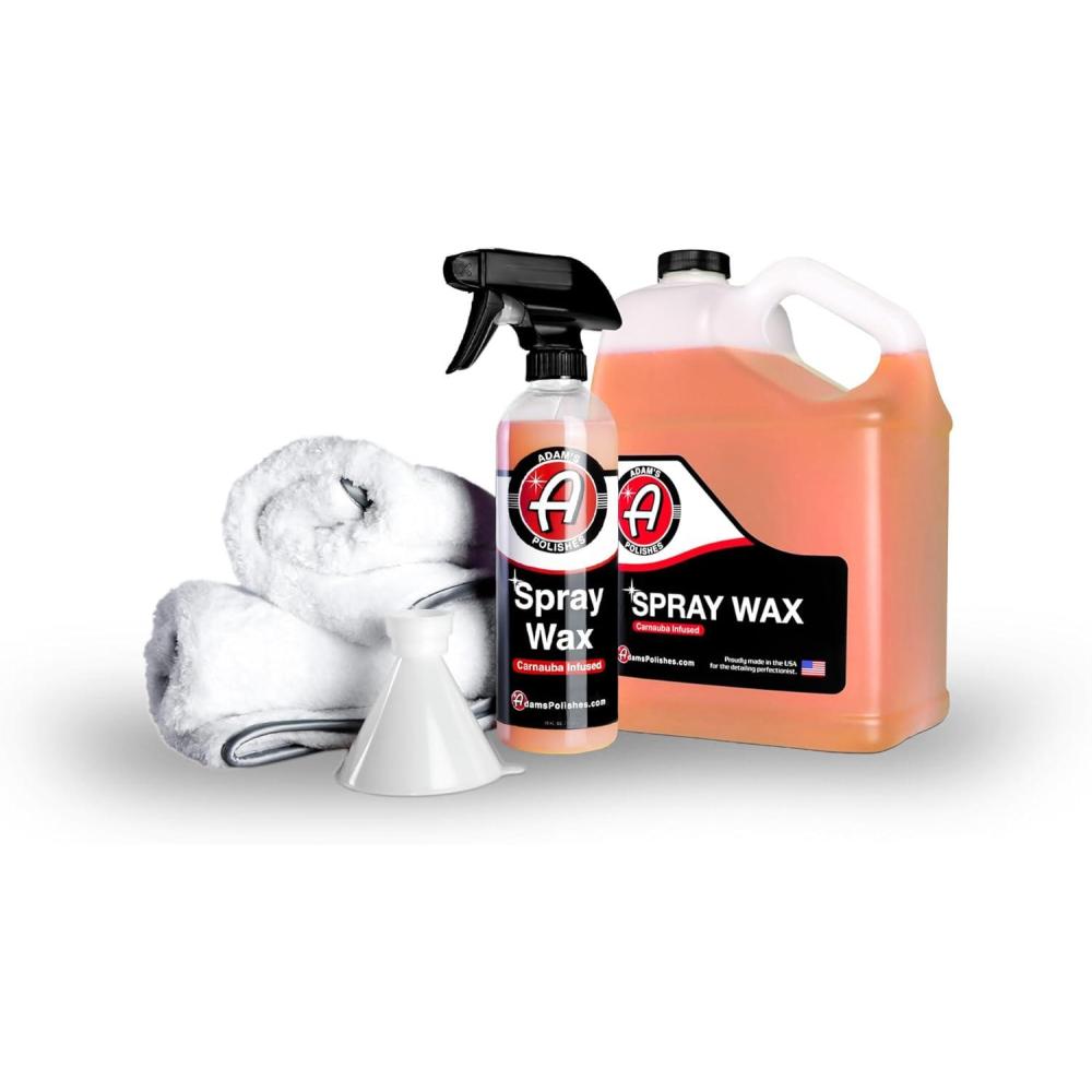 imageAdams Polishes Spray Wax 16oz  Premium Infused Carnauba Car Wax Spray For Shine Polish ampamp Top Coat Paint Protection  Car Wash Enhancer ampamp Clay Bar Lubricant  Car Boat Motorcycle RV DetailingCollection
