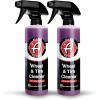 imageAdams Polishes Wheel ampamp Tire Cleaner 16oz Pack of 2  Professional All in One Tire ampamp Wheel Cleaner Car Wash Well Cleaning Spray for Car Detailing Safe On Most Rim Finishes16 fl oz 2 Pack