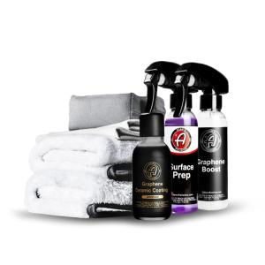 Adam’s Advanced Graphene Ceramic Coating (Complete Kit) – 10H Graphene Coating for Auto Detailing, 9+ Years of Car Protection & Patented UV Technology(Standard Kit)