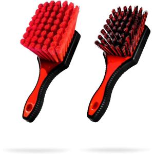 Adam’s Complete Wheel & Tire Brush Kit (5-Item) – Includes Wheel Brush, Tire Brush, Barrel Brush, Lug Nut Brush & Fender Brush for Complete Wheel & Tire Auto Detailing(2-Item)