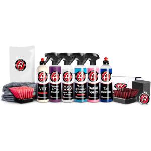 Adam’s Essential Car Wash Kit (17-Item) – Auto Detailing Car Care Cleaning Kit with Foam Gun & Bucket Car & Truck Lovers, Dads, Moms and DIYers(Essential (14-item))