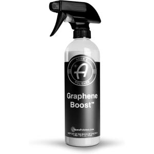 Adam’s Graphene Boost – Graphene Ceramic Coating Spray For Car Detailing | Adds Protection & Extends The Life Of Top Coat Ceramics | Maintenance Spray On Wipe Off | Car Boat RV Motorcycle(16 Fl Oz (Pack of 1))
