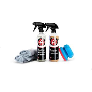 Adam’s Leather Care Kit – Leather Cleaner & Conditioner Car Cleaning Supplies | UV Protection for Interior Accessories Steering Wheel Seat Dash Vinyl Shoe Polish Jacket | Safe Auto Chemical (Kit)