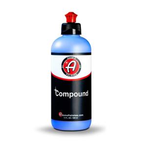 Adam’s Paint Correcting Compound 12oz – Silicone-Free, Body Shop Safe, Low-Dust Formula – Heavier-Cut for Faster, Stronger Correcting for Clear Coat, Gel Coat, Single Stage Finishes(Compound)