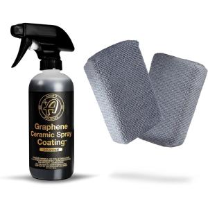 Adam’s Polishes Advanced Graphene Ceramic Spray Coating Bundle – 18+ Month Sprayable Graphene Oxide Ceramic Coating for Cars, Boats, RV’s & Motorcycle | Adds Extreme Gloss, Depth, Shine & Protection