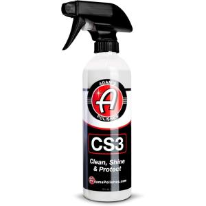 Adam’s Polishes CS3 (16oz) – Ceramic Spray Coating That Cleans, Shines & ProtectsTop Coat Car Wash Polish & Paint Protectant Stronger Than Car Wax | RV Boat Motorcycle Car Detailing Waterless Wash(16 Fl Oz (Pack of 1))