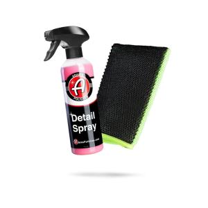 Adam’s Polishes Clay Mitt – Medium Grade Clay Bar Infused Mitt | Car Detailing Glove Quickly Removes Debris from Your Paint, Glass, Wheels, & More (Green – 1pk)(Green – Kit)