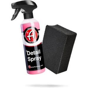 Adam’s Polishes Detail Spray & Clay Block Kit- Reusable Hybrid Clay Bar Sponge That Removes Embedded Residues Like Brake Dust, Paint Overspray, & Industrial Fallout from Your Car, Truck, Van, or RV