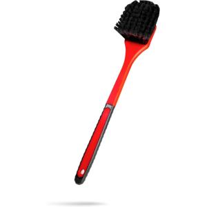 Adam’s Polishes Fender Brush – Rubberized, Professional Long Handle Car Wash Brush