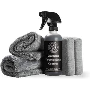 Adam’s Polishes Graphene Ceramic Spray Coating – Sprayable Graphene Oxide Ceramic Coating for Cars, Boats, RV’s & Motorcycle | Adds Extreme Gloss, Depth, Shine & Protection(Spray Coating Kit)