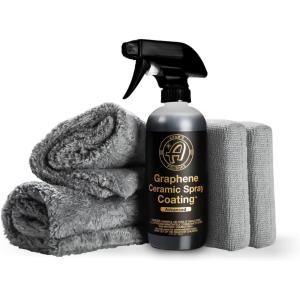 Adam’s Polishes Graphene Ceramic Spray Coating – Sprayable Graphene Oxide Ceramic Coating for Cars, Boats, RV’s & Motorcycle | Adds Extreme Gloss, Depth, Shine & Protection(Advanced Combo Kit)