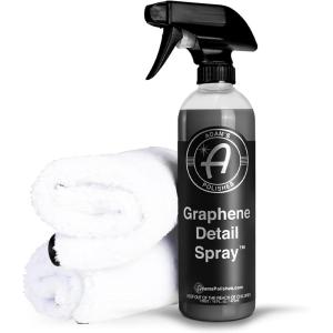 Adam’s Polishes Graphene Detail Spray (16 Fl Oz) – Extend Protection of Waxes, Sealants, & Coatings | Waterless Detailer For Car Detailing | Clay Bar, Drying Aid, Add Ceramic Graphene Protection(3 Piece Set)