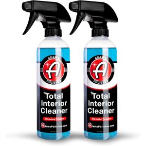 Adam’s Polishes Interior Cleaner & Protectant (16oz) (2-Pack), Quick Detailer & SiO2 Protection, Ceramic Infused UV Protection, Anti-Static, For Leather, Vinyl, Plastics, Glass