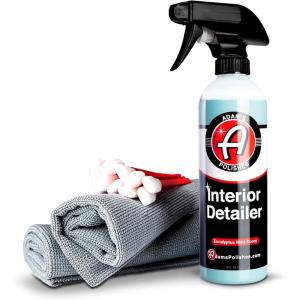 Adam’s Polishes Interior Detailer (16oz) – Total Car Interior Cleaner, Protectant & Dressing | All Purpose Cleaner & Leather Conditioner | Vinyl, Dashboard, Screen, Seat Cleaner & More(16 fl. oz (Combo))