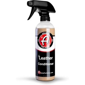 Adam’s Polishes Leather Conditioner 16oz – Conditions Leather, Vinyl, and Plastic Interior Surfaces – Contains Premium UV Blockers for SPF 65 Protection – Long Lasting Protection(16 Fl Oz (Pack of 1))