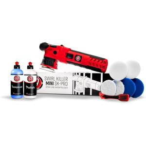 Adam’s Polishes SK Pro 12mm Car Polisher Kit (10 Item) – Professional Dual Action Polisher for Car Detailing – Paint Correction, Waxer Buffer DA Polisher – Variable Speed Car Polisher System(Polishing Kit (10 Items))