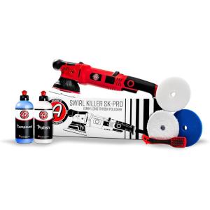 Adam’s Polishes SK Pro 15mm Car Polisher Kit 7 Item- Professional Buffer Polisher for Car Detailing | Use W/Car Polish, Polishing Compound, or Car Scratch Remover | Car Wash Clay Bar Ceramic Coating(15mm Polishing Kit (7 Item))