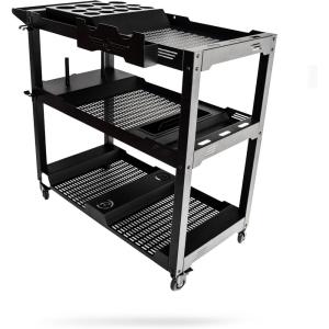 Adam’s Polishes Standard Detailing Cart, Custom Mobile Rolling Utility Detailing Tool Cart Organizer for Garage DIY Home Projects, Extra Storage for Mechanics & Detailers During Repairs Car Wash/Wax(Professional Detailing Cart)