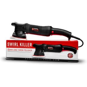 Adam’s Polishes Swirl Killer 15mm Car Polisher – Buffer Polisher Dual Action Machine | Use W/Car Polish, Polishing Compound, or Car Scratch Remover | Detailing Car Wash Clay Bar Ceramic Coating(15mm Polisher (1 Item))