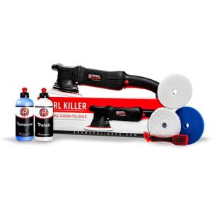 Adam’s Polishes Swirl Killer 21mm Polisher – Orbital Polishing Paint Correcting Buffer Tool – Car Scratch Remover, Correcting Polish – Use Post Car Wash Clay Bar & Pre Wax or Ceramic Coating(Polishing Kit (7 Items))