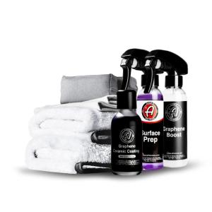 Adam’s Polishes UV Graphene Ceramic Coating – 10H Ceramic Coating for Cars W/UV Glow Technology | 7+ Years of Protection | Apply After Car Wash Clay Bar Car Buffer Polisher | Boat RV Motorcycle(Standard Kit)