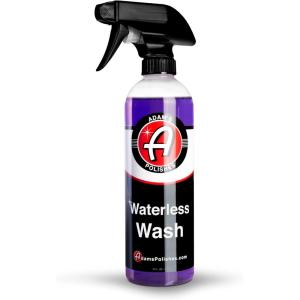Adam’s Polishes Waterless Wash (Gallon) – Cleaning Car Wash Spray for Detailing | Safe Ultra Slick Lubricating Formula for Auto, Boat, Motorcycle, RV | No Garden Hose, Wash Soap, or Foam Cannon(16 fl. oz)