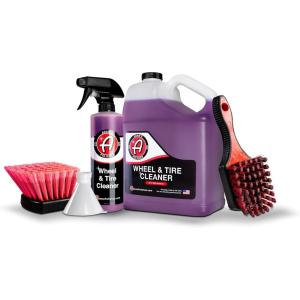 Adam’s Polishes Wheel & Tire Cleaner (16oz, Pack of 2) – Professional All in One Tire & Wheel Cleaner Car Wash Well Cleaning Spray for Car Detailing, Safe On Most Rim Finishes(28.8 Fl Oz (Pack of 5))