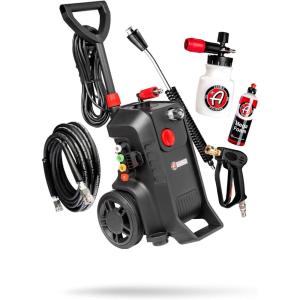 Adam’s Pro Series Electric Pressure Washer 2.0 – Professional Powerful Detailing Car Washing Pressure Sprayer That Includes Snub Nose, Wall Mount & Pressure Washer Tips | 1200 PSI & 1.76 Operating GPM(Standard 3.0 – Kit)