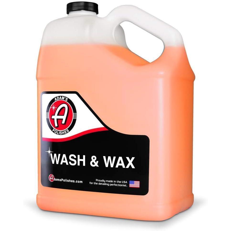 imageAdams Polishes Wash ampamp Wax Gallon  Car Wash Soap Infused With Pure Carnauba Car Wax  Car Cleaning Formula WPaint Protection  Use In 5 Gallon Bucket Foam Cannon ampamp Foam Gun128 fl oz Gallon