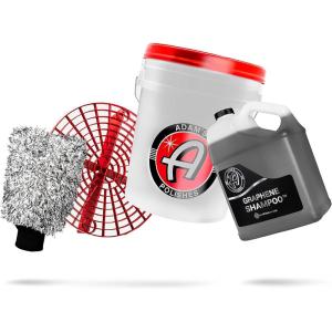 Adam’s Polishes Graphene Shampoo Washing Bundle – Ceramic Coating Infused Car Wash Soap – Powerful Cleaner & Protection In One Step – pH Neutral, High Suds For Foam Cannon, Gun, Or Detailing Buck