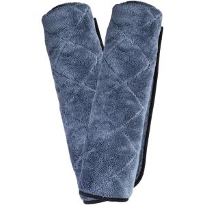 Adam’s Polishes Jumbo Plush Drying Towel 33 x 29 inches 1500 GSM – Absorbent Microfiber (1 Pack), White(2 Pack)