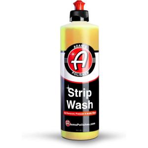 Adam’s Polishes Strip Car Wash Soap (16 oz) – Sealant & Wax Remover Shampoo Salt Remover, Presoak, & Acidic Wash | Thick Suds For Use Cleaning Kit, Foam Cannon, Foam Gun, Sponge, Mitt, Chamois(16 Fl Oz (Pack of 1))