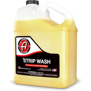 Adam’s Polishes Strip Car Wash Soap (Gallon) – Sealant & Car Wax Remover Shampoo Salt Remover, Presoak, & Acidic Wash | Thick Suds For Use In Car Cleaning Kit, Foam Cannon, Foam Gun