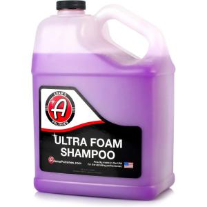Adam’s Polishes Ultra Foam Shampoo Gallon – Our Most Sudsy Car Shampoo Formula Ever – pH Neutral Formula For Safe, Spot Free Cleaning – Ultra Slick Formula That Wont Scratch or Leave Water Spots(128 Fl Oz (Pack of 1))