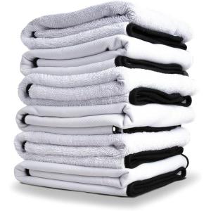 Adam’s Polishes Ultra Plush Drying Towel (4 Pack)(6 Pack)