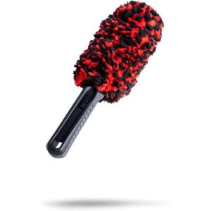 Adam’s Polishes Wheel Spoke Brush – Ergonomic, Comfortable Design Makes Cleaning Tough to Reach Areas Easier – Cleans Behind Wheel Spokes, Inner Barrel, Brake Calipers & More