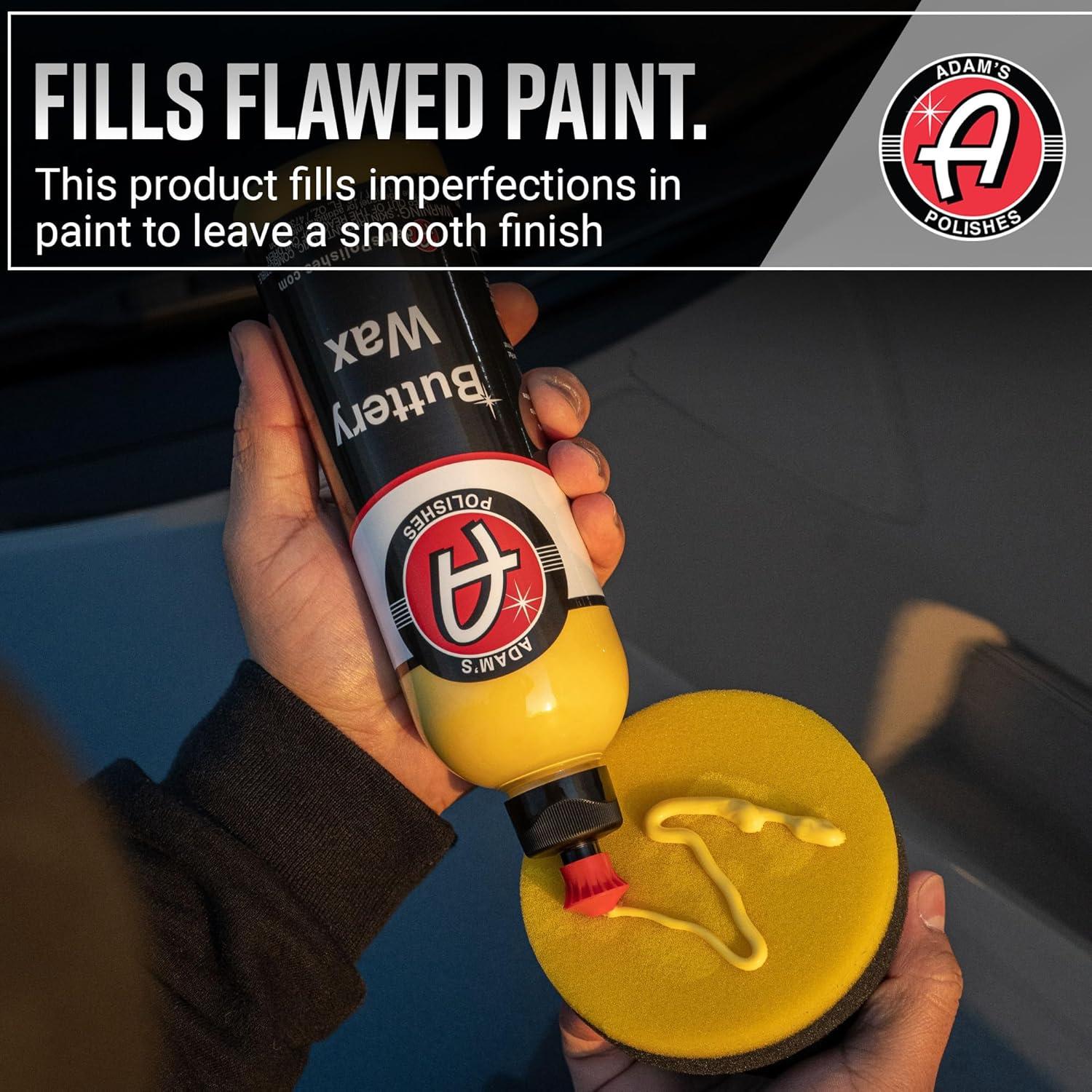 imageAdams Polishes Buttery Wax 16oz  Premium Infused Carnauba Liquid Wet Car Wax For Shine Polish ampamp Top Coat Paint Protection  Car Wash Enhancer ampamp Clay Bar Lubricant  Car Boat Motorcycle