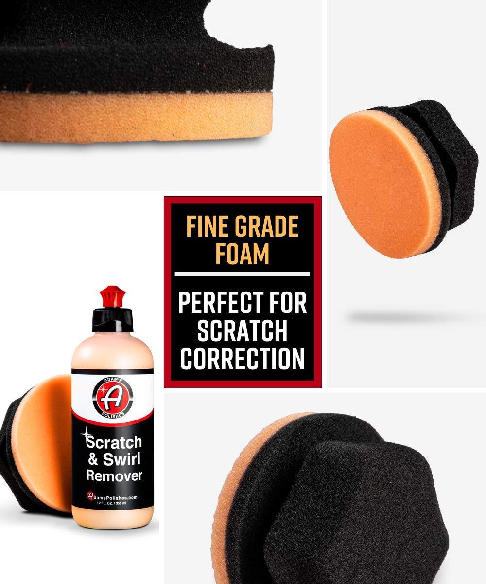 imageAdams Polishes Car Scratch ampamp Swirl Remover Hand Correction System  Remove ampamp Restore Paint Transfer Minor Imperfections ampamp Oxidation  Paired with Orange Compound Correction Pad Applicator 4oz12 fl oz