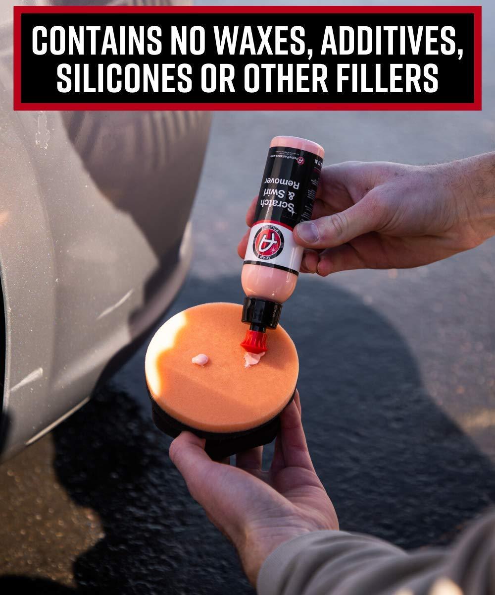 imageAdams Polishes Car Scratch ampamp Swirl Remover Hand Correction System  Remove ampamp Restore Paint Transfer Minor Imperfections ampamp Oxidation  Paired with Orange Compound Correction Pad Applicator 4oz12 fl oz